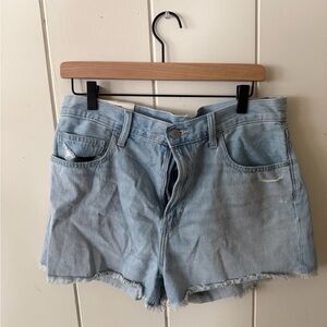 Uniqlo Women's Light Blue Jean Shorts